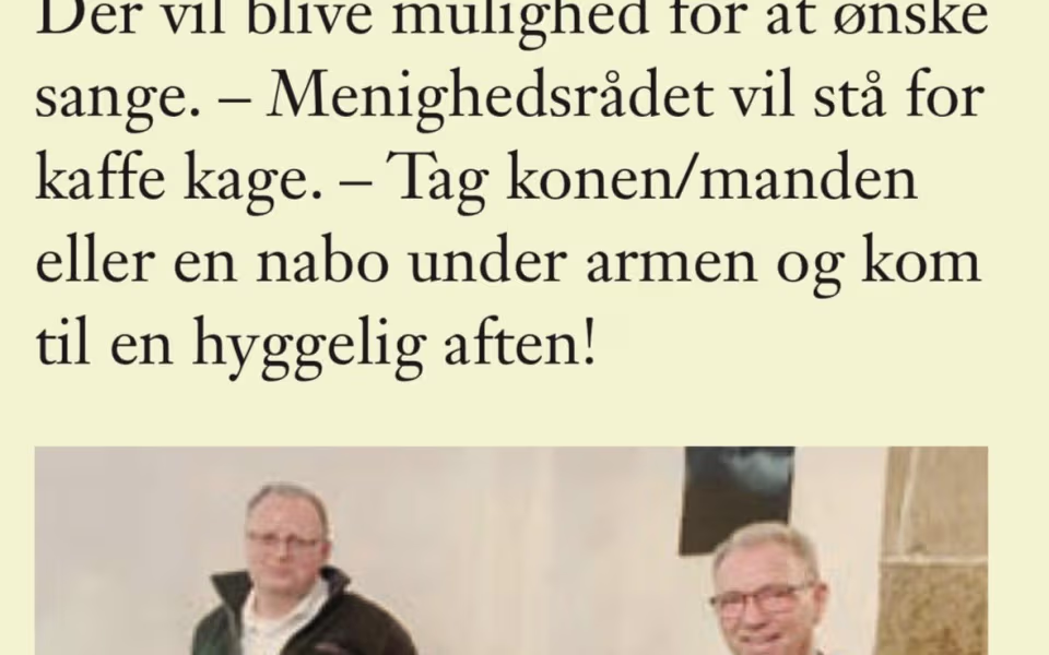 Syng julen ind i Outrup