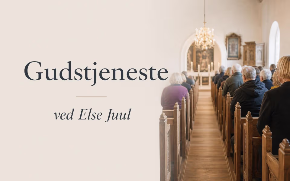 Gudstjeneste ved Else Juul