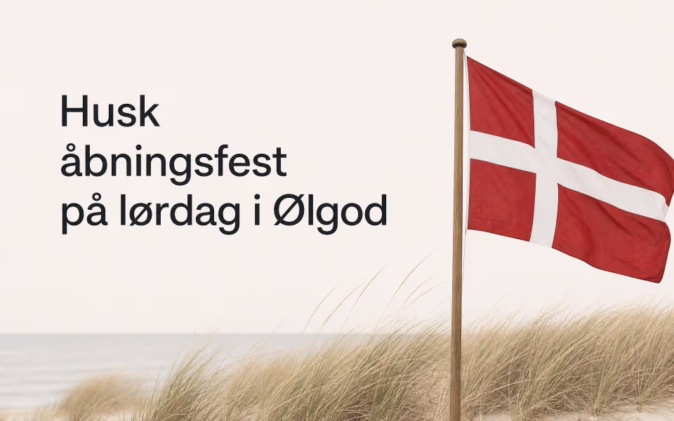 Husk åbningsfest på lørdag i Ølgod