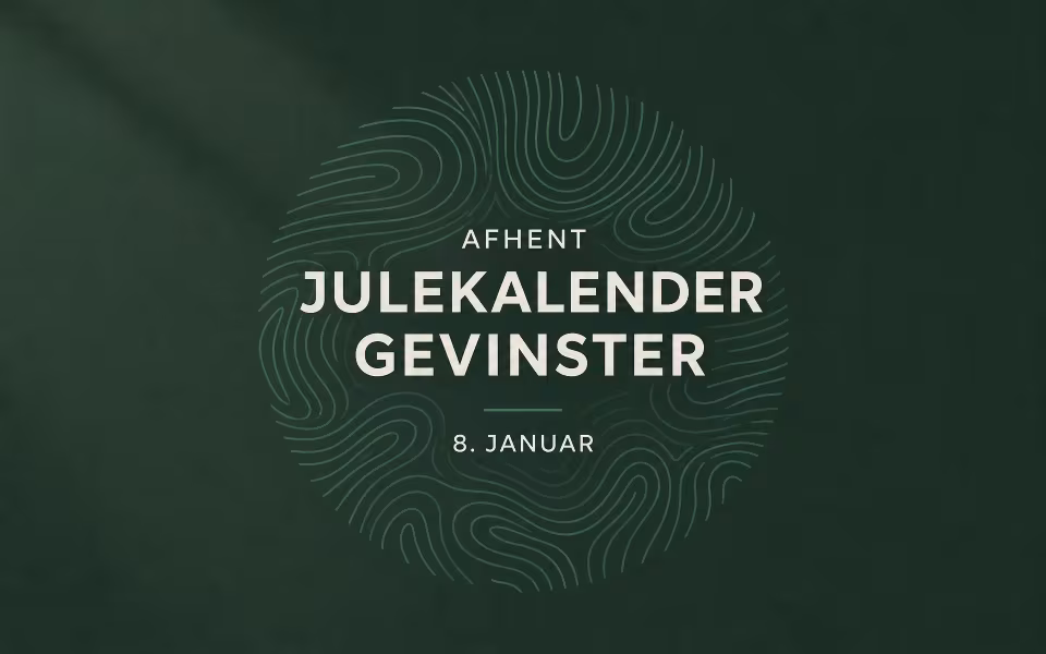 Afhent julekalendergevinster 8. januar