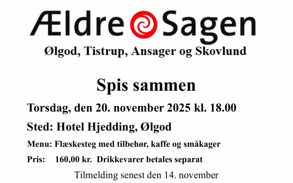 Spis sammen på Hotel Hjedding
