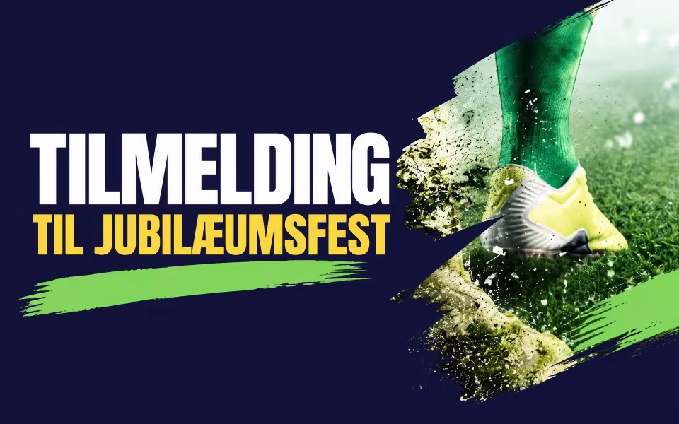 Tilmelding  til jubilæumsfest
