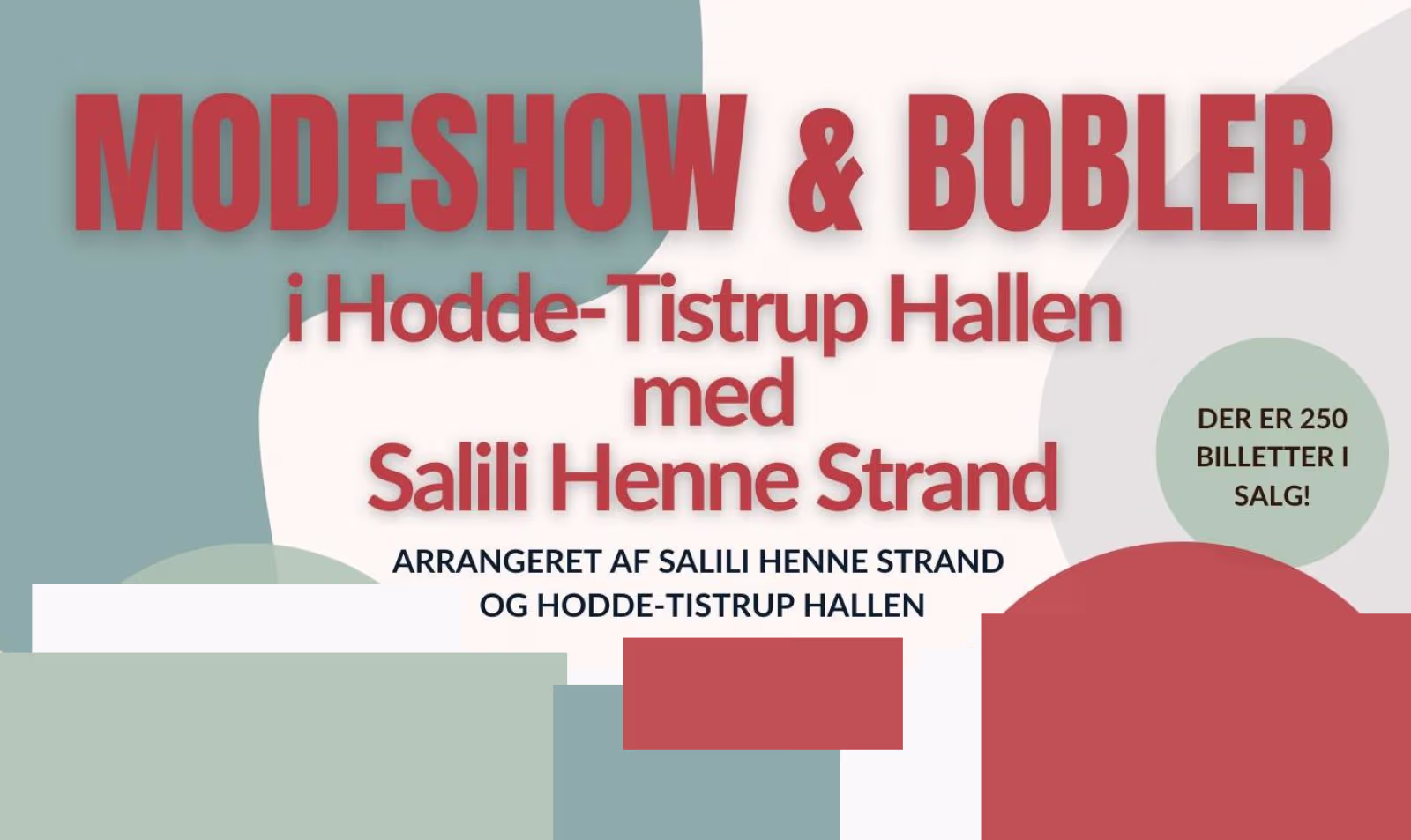 Modeshow i Hodde - Tistrup Hallen.