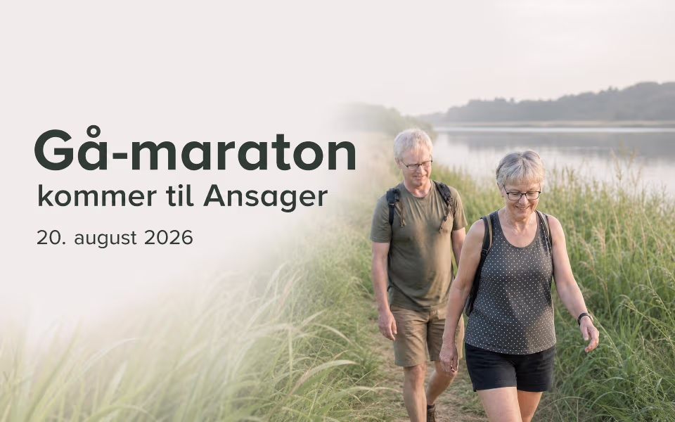 Gå-maraton 2026 i Varde Kommune inviterer til fælles vandreture med ruter i landskabet og mulighed for at gå hele eller dele af maratonen.