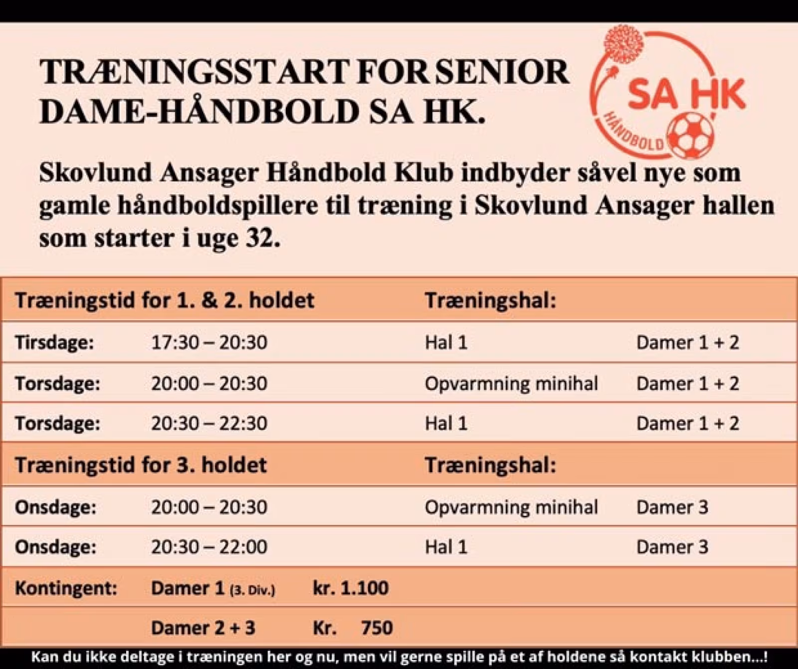 Fra 3. divisions kamp den 30. januar 2022 i Skovlund-Ansager Hallen mod NSK