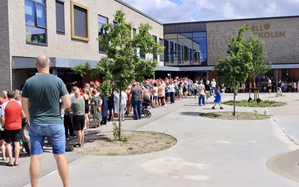 Ferie og udklapning på Frello Skolen
