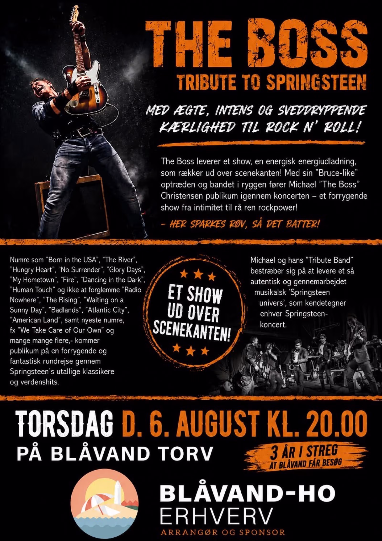 Springsteen-feber rammer Blåvand Torv
