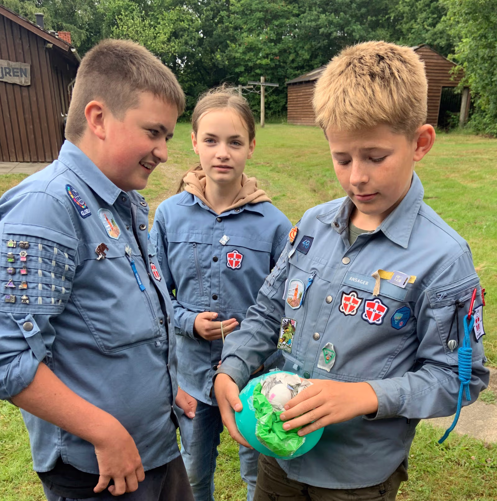 Ansager FDF på sommerlejr