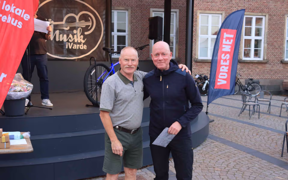 Sponsorløb skabte fest på torvet