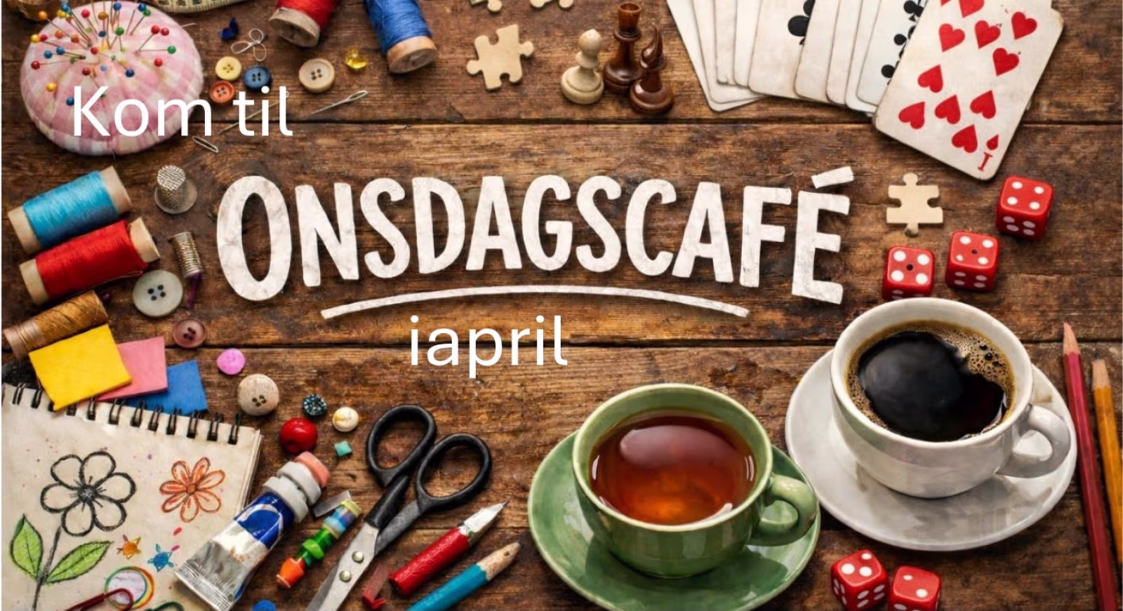 Onsdagscaféen i april måned