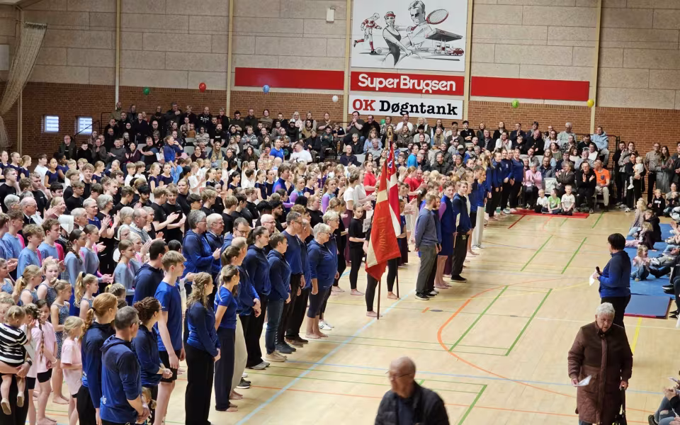 Fra årets Gymnastikopvisning 2025 og ØGU-prisen i Ølgod Hallerne