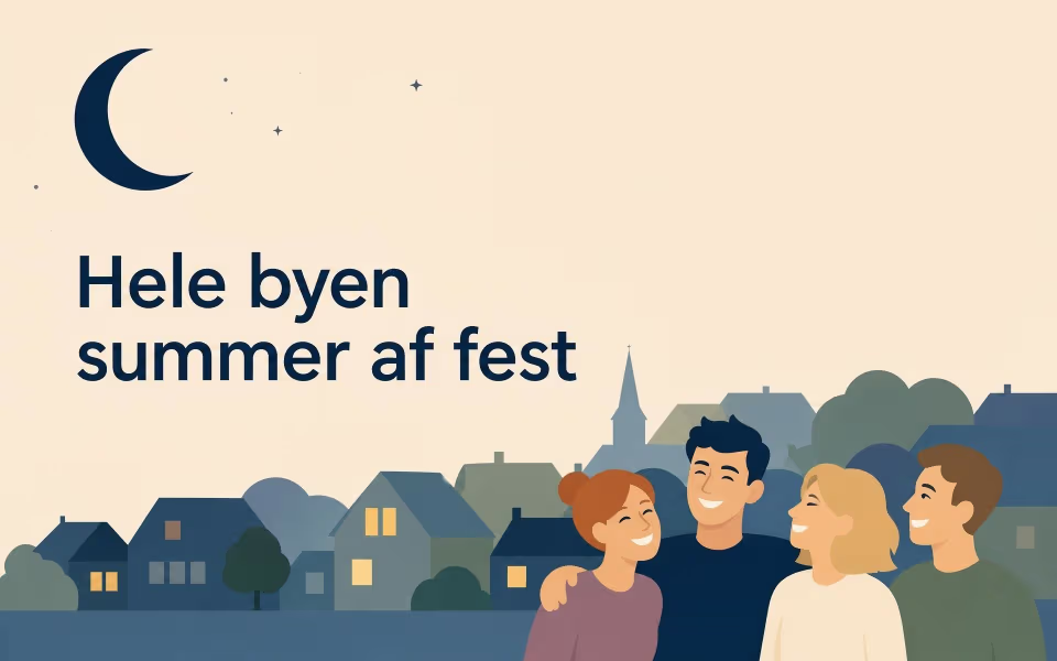 Hele byen summer af fest