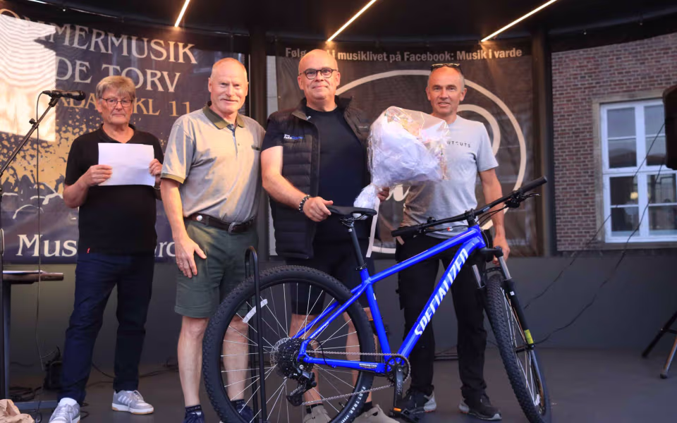 Sponsorløb skabte fest på torvet