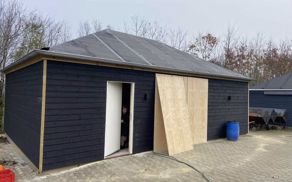 Update - Byggeprojekt Skur - Næsbjerghus