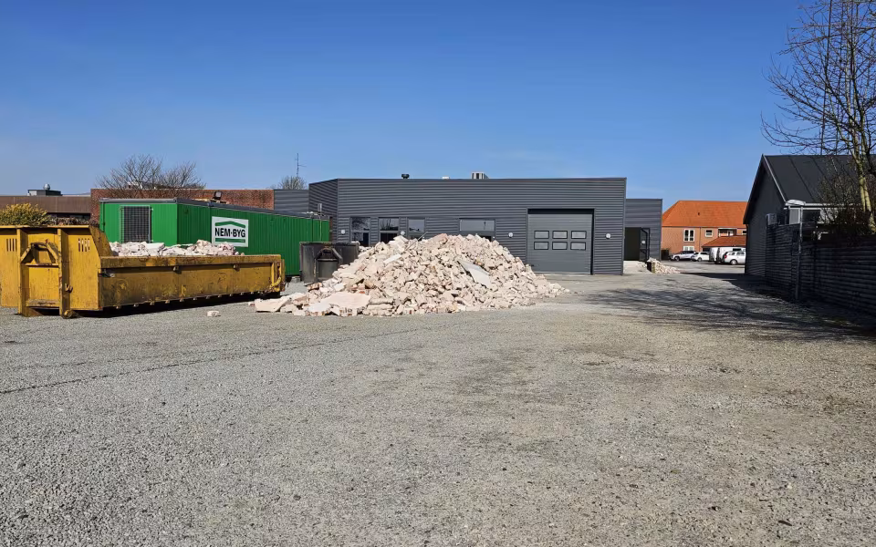 Billeder fra byggerier i Ølgod