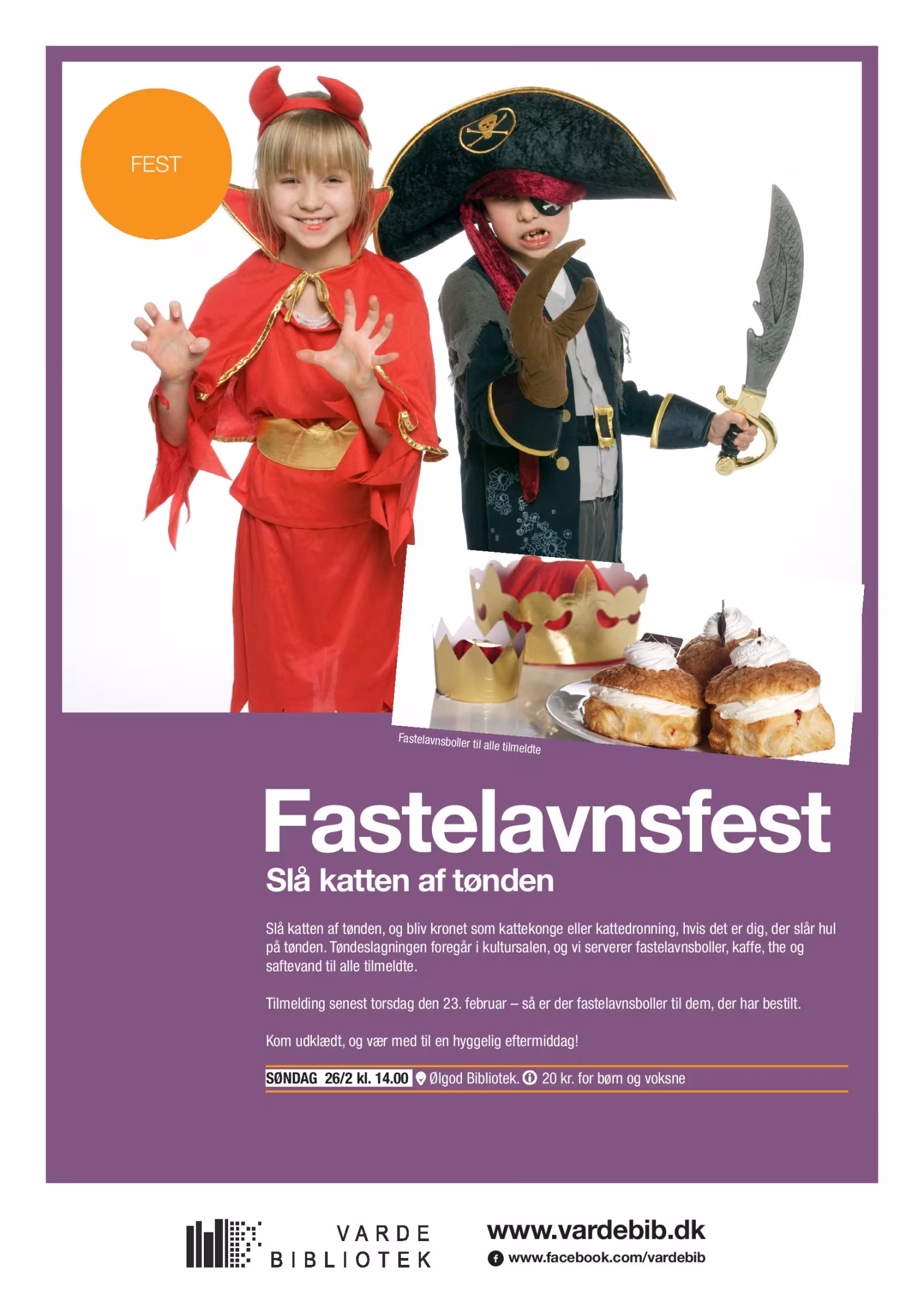 Fastelavnsfest i Kulturhuset