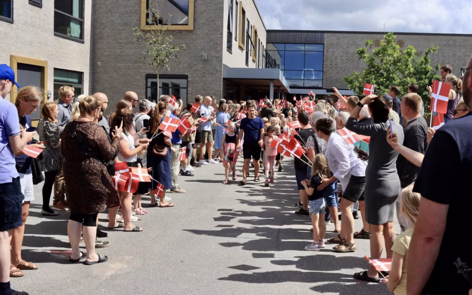 Ferie og udklapning på Frello Skolen
