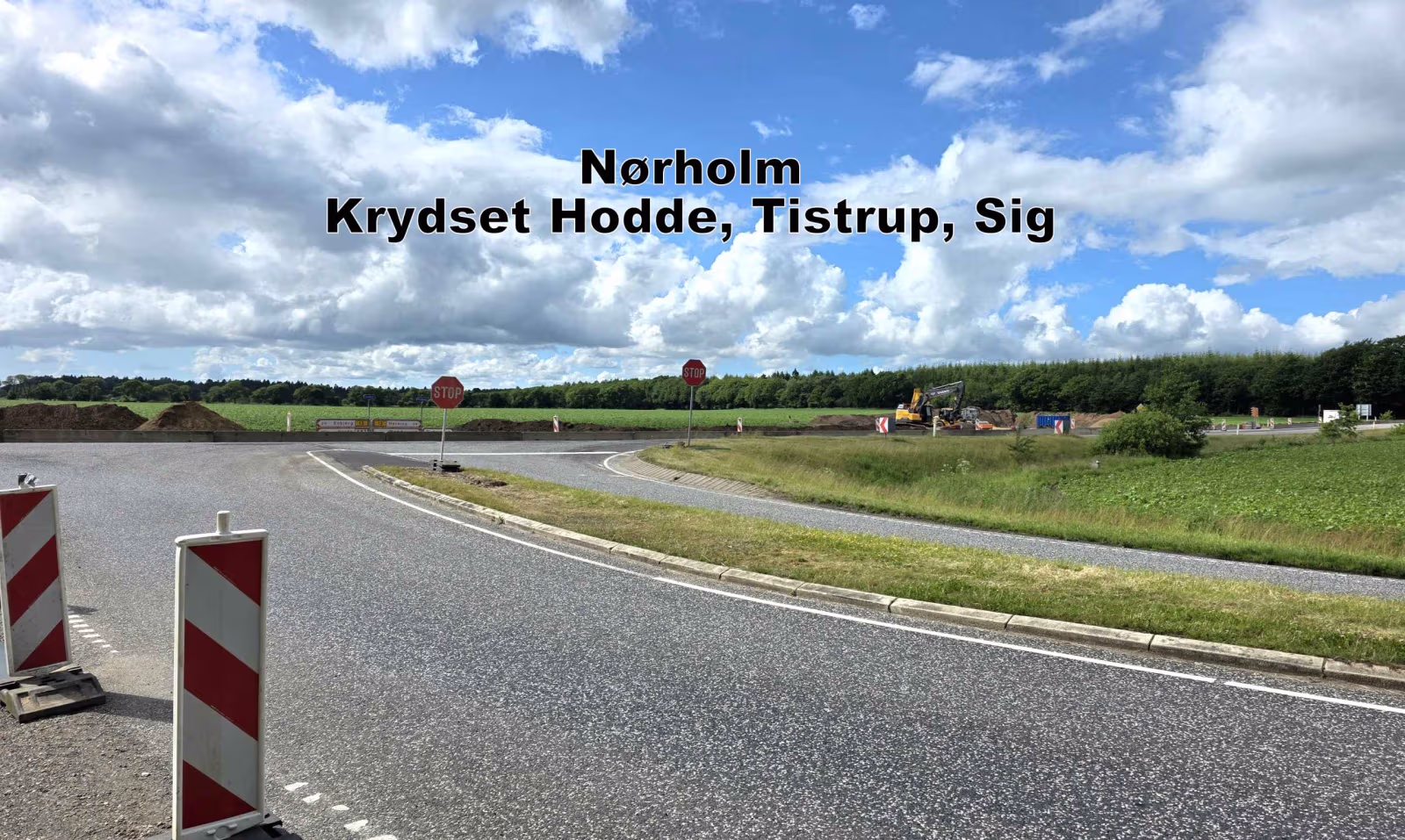 Ny rundkørsel på skal øge trafiksikkerheden ved Hulvigvej