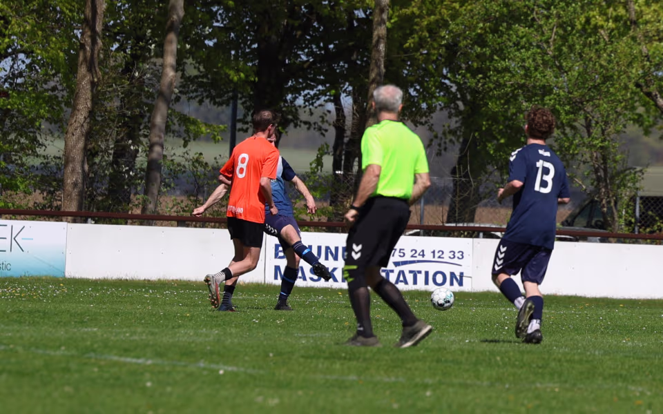 HTS fodbold serie 3 herre tabte 0 -1 til Alslev på Tistrup Stadion.