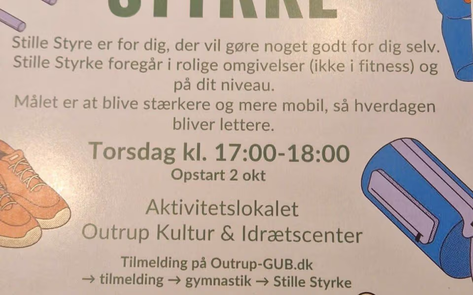 Bliv stærkere i rolige omgivelser