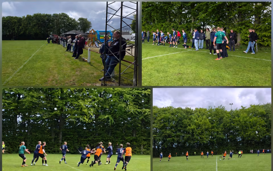 Kampreferat fra serie 1 kampen mellem Helle FC og HTS - Byfest, fodbold og fællesskab på Fåborg Stadion