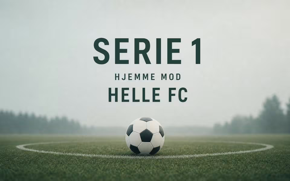 Serie 1 hjemme mod Helle FC