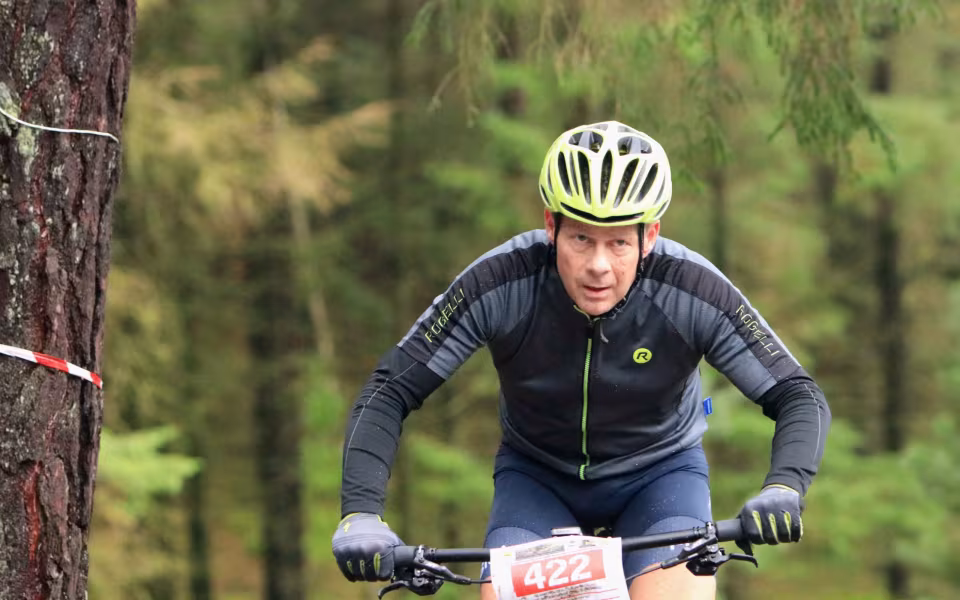 Mountainbike ryttere imponerede trods vådt vejr