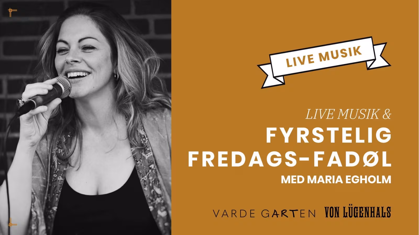 Live musik i Varde Garden kl. 16