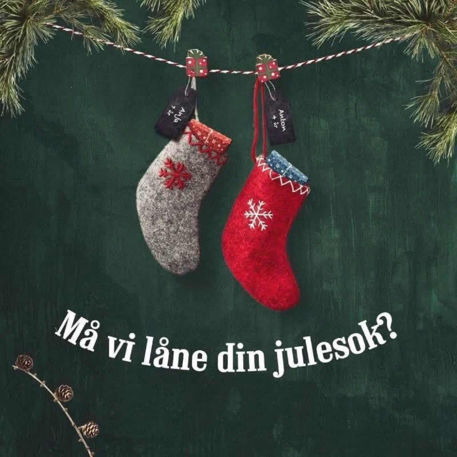 Hæng din julesok i Brugsen