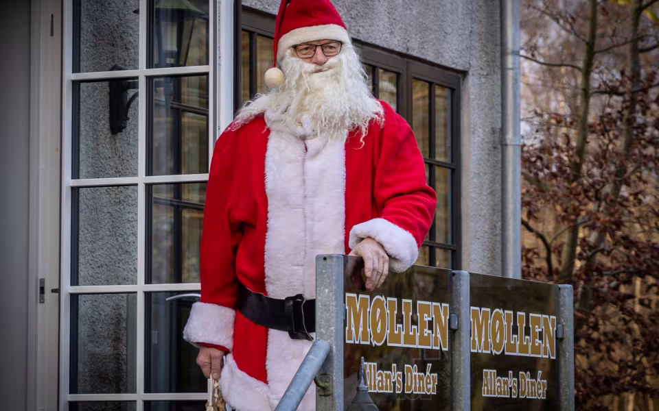 På jagt efter Julemanden i Ansager