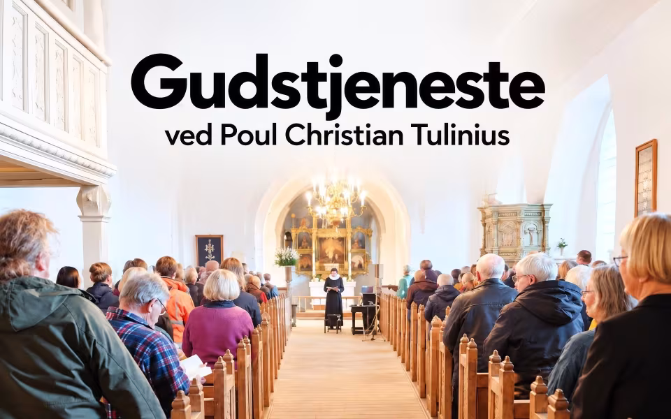 Gudstjeneste ved Poul Christian Tulinius