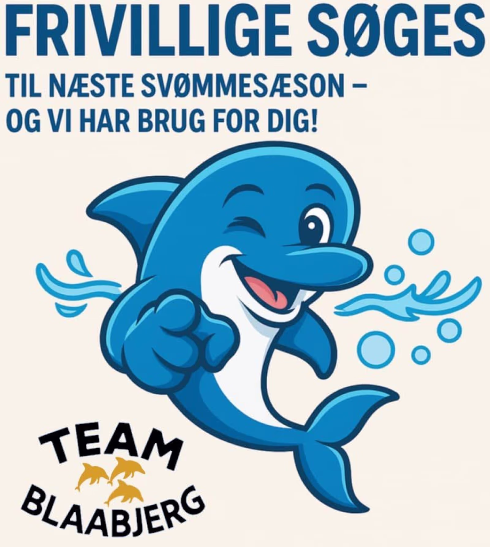 Hop i vandet som frivillig