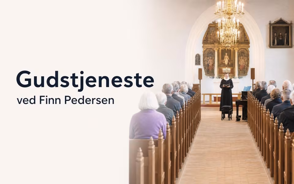 Gudstjeneste ved Finn Pedersen