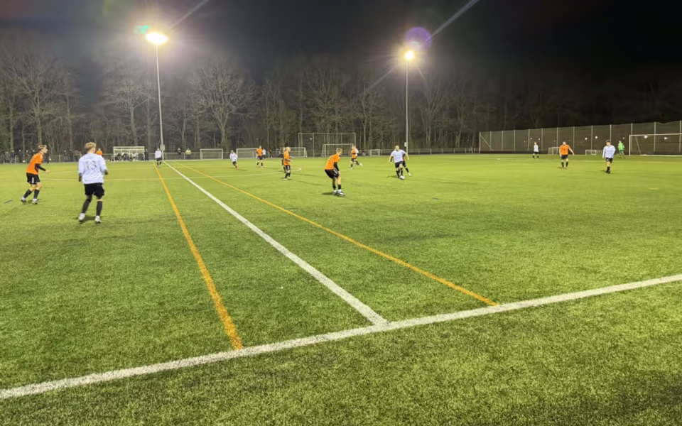 Fra træningslejr i Tønder for Helle FC Senior