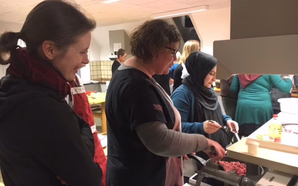 Syrisk inspireret madaften i husholdningsforeningen