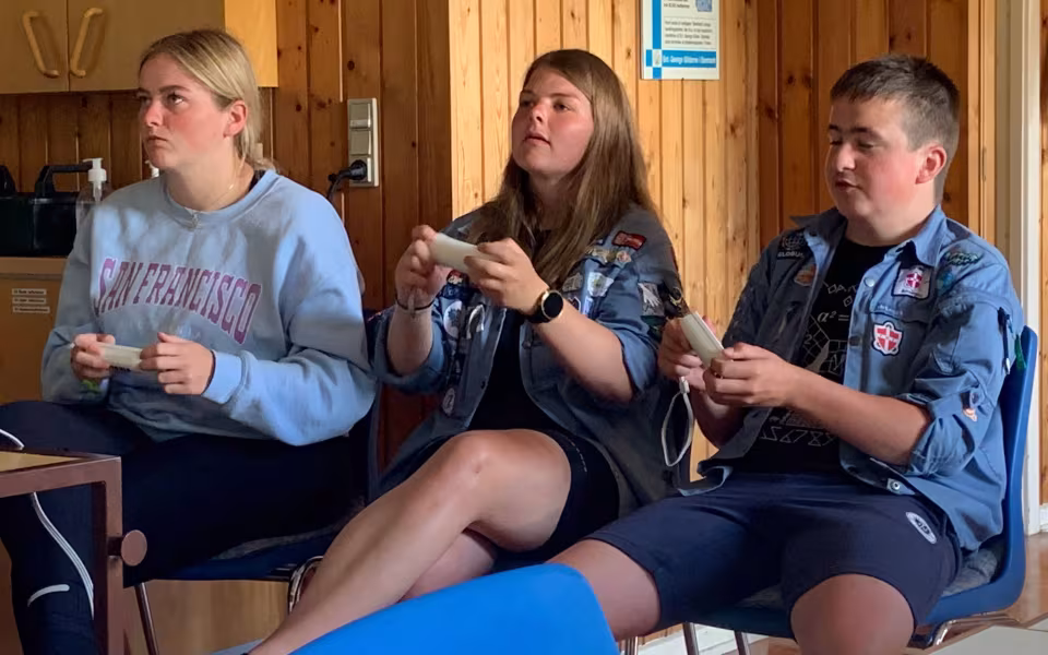 Ansager FDF på sommerlejr 2023