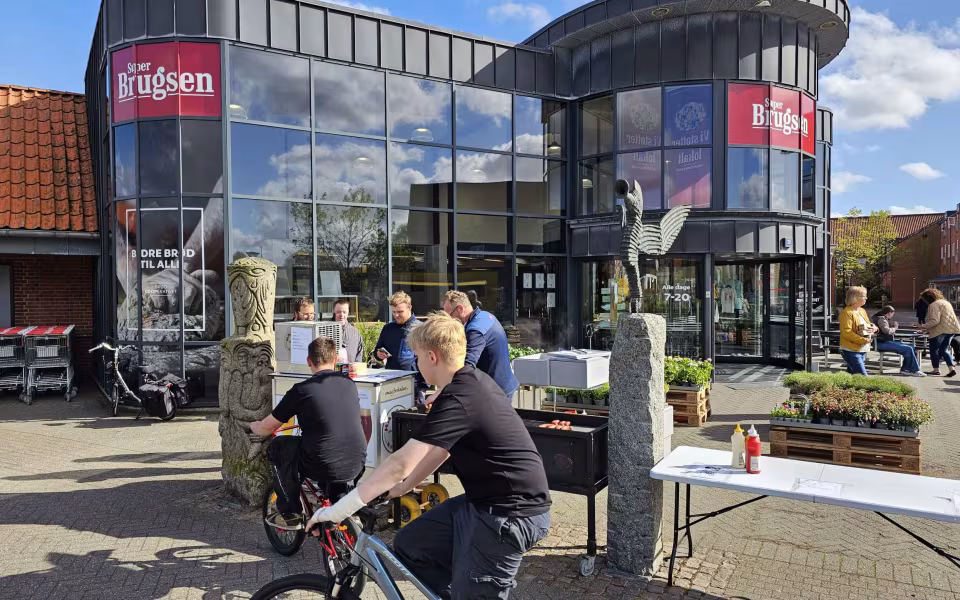 blev Ølgod midtby forvandlet til en festlig oase under arrangementet Late Night.
