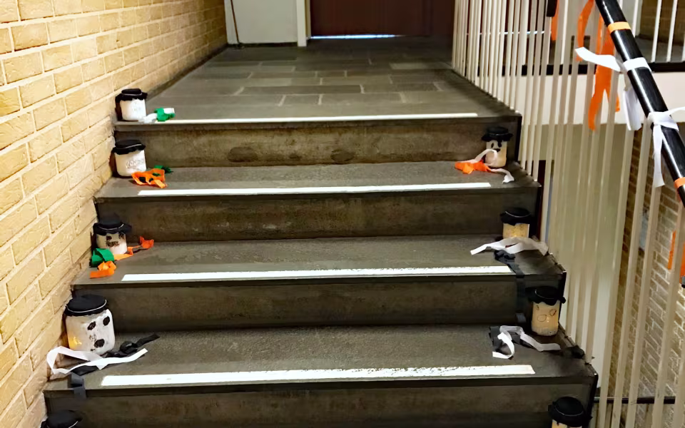 Optakt til halloween på Ansager skole