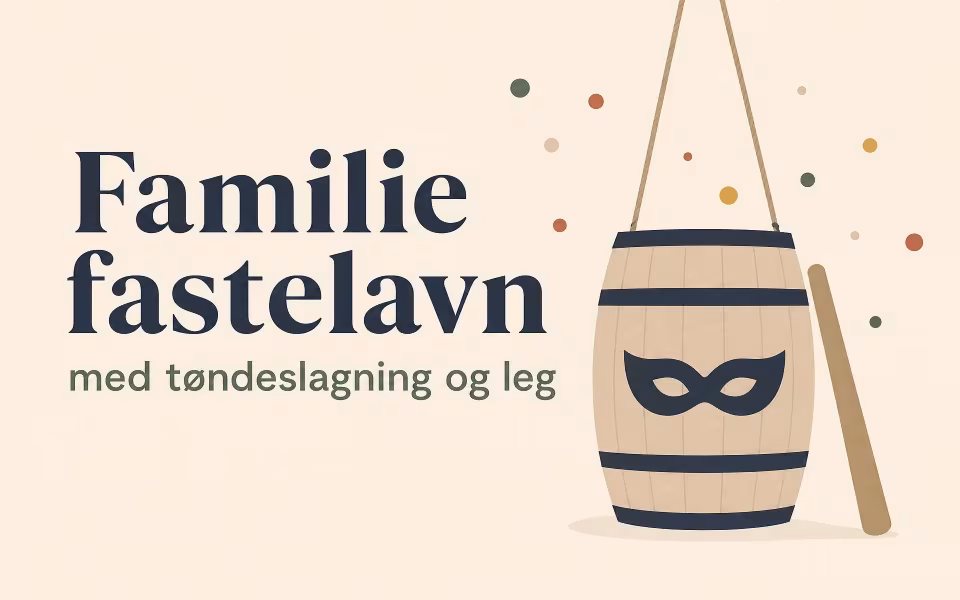 Familiefastelavn med tøndeslagning og leg