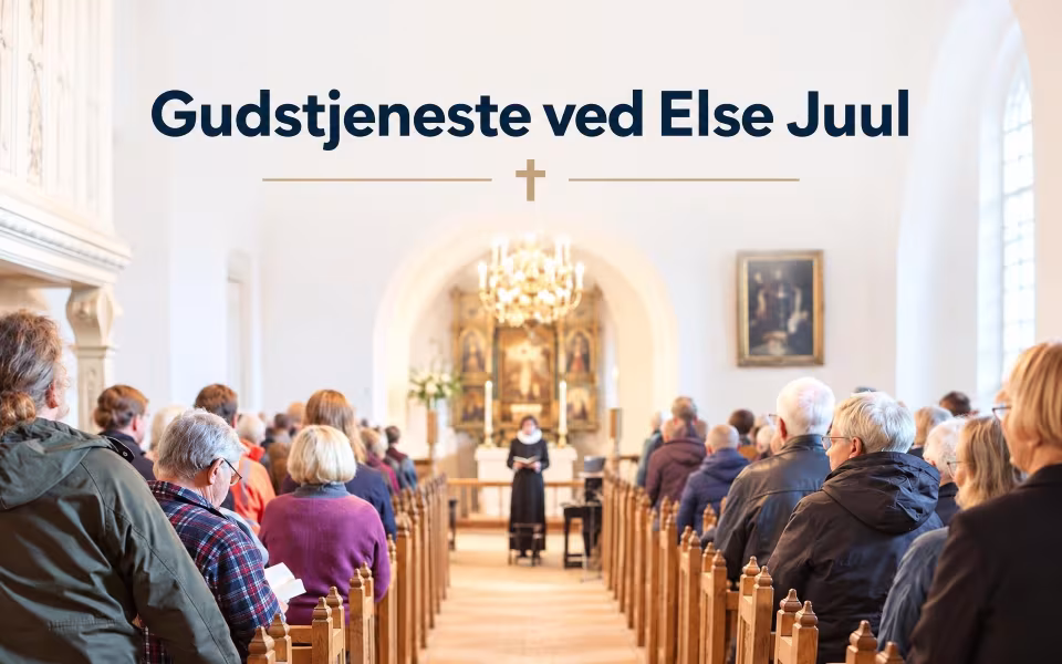 Gudstjeneste ved Else Juul