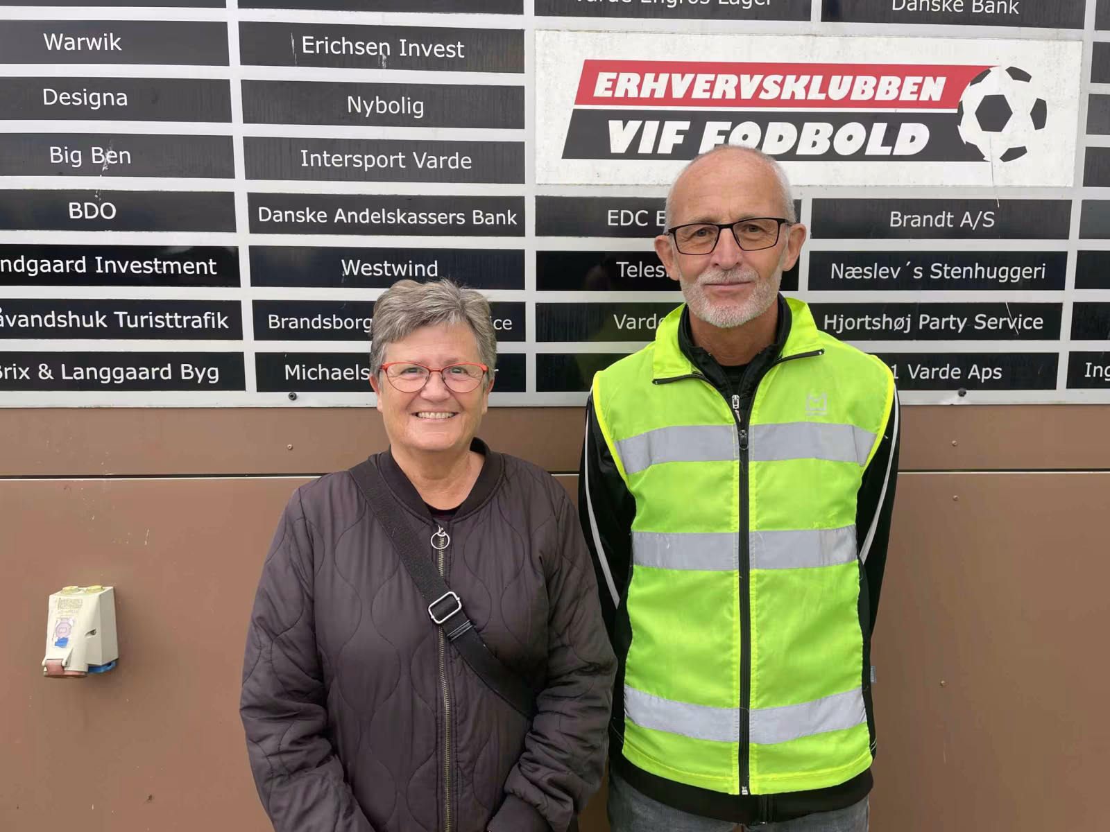 Lillian og Jens Buch kendte ansigter på Vestjysk Bank Stadion