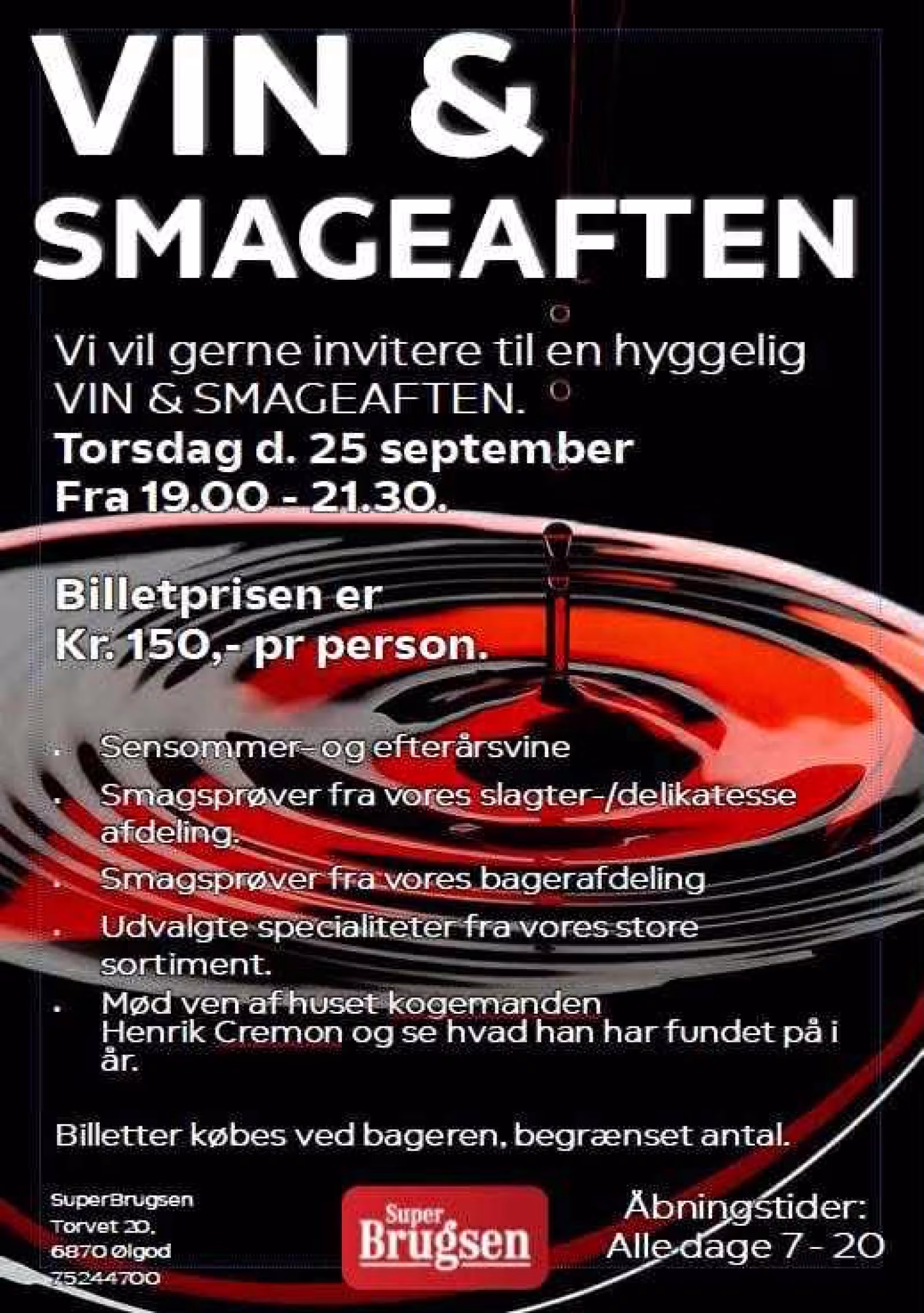 Kom og smag på SuperBrugsen Ølgod