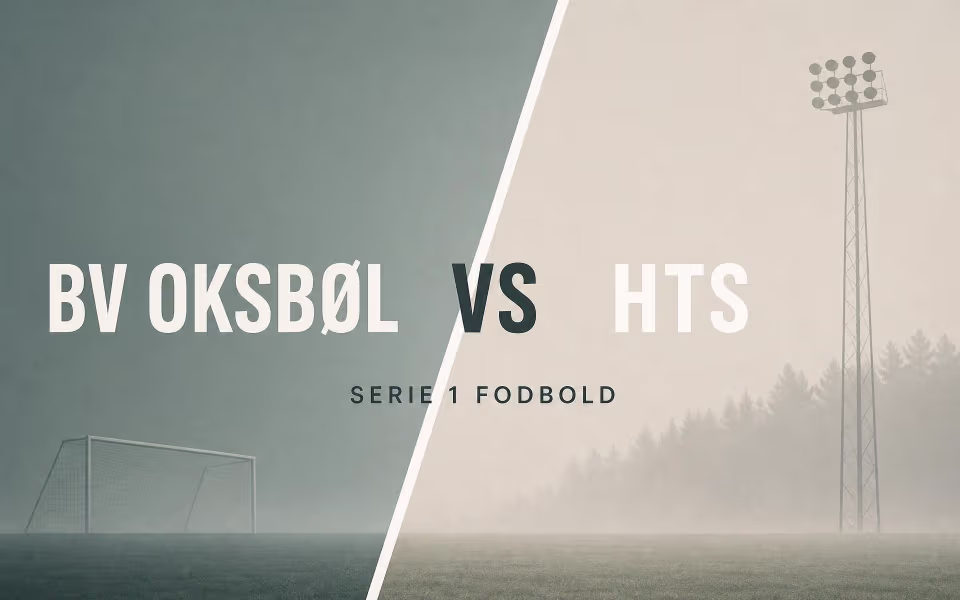 Serie 1 fodbold: BV Oksbøl - HTS