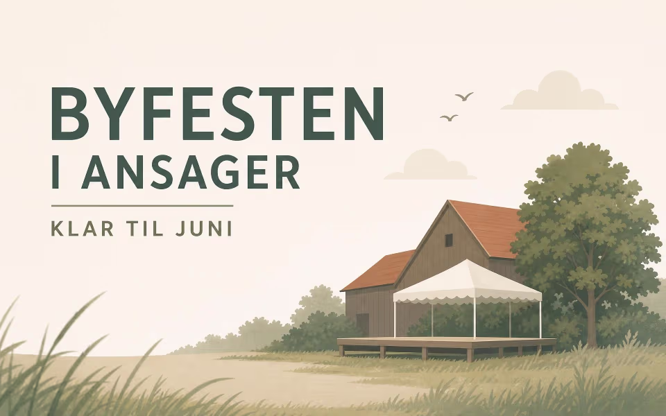 Byfesten i Ansager klar til juni