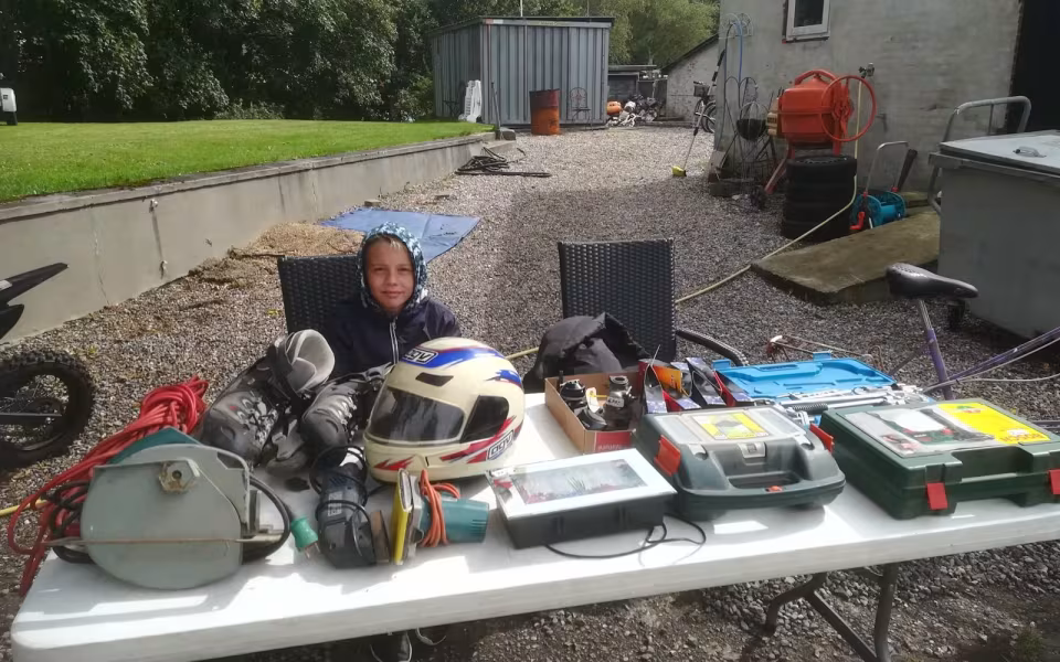 Billeder fra Varde Å dag i Hodde den 18-8-2019