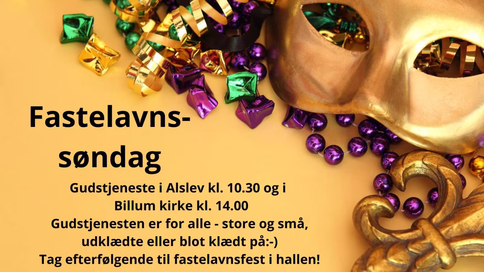 Fastelavns Søndag i Billum