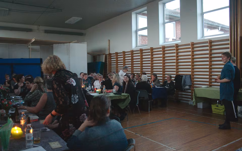 Damerne til fest