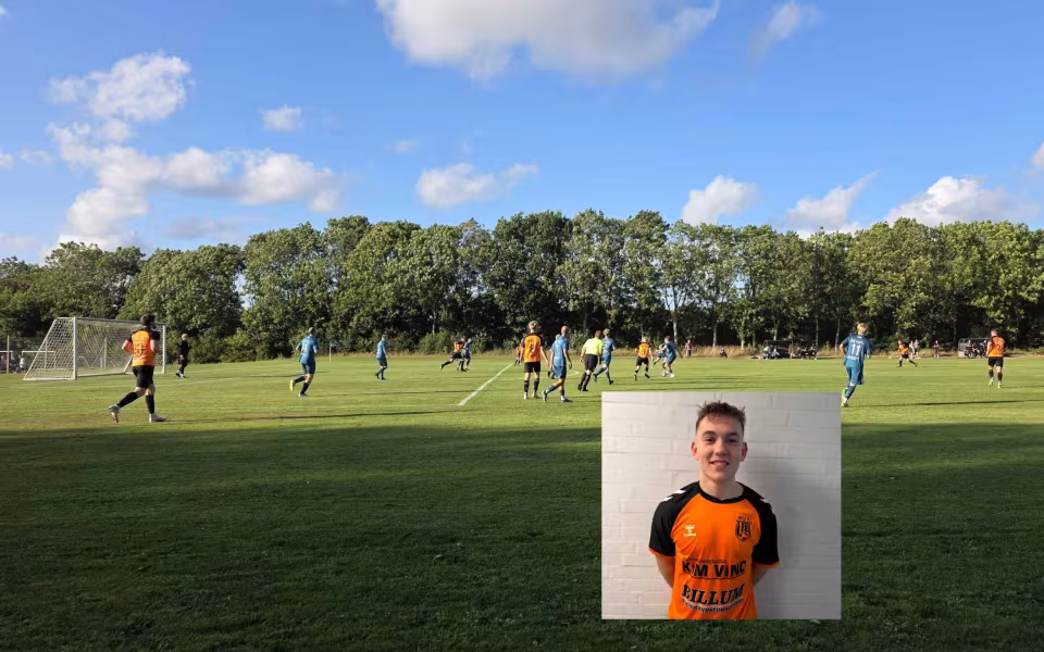 Helle FC serie 2. Fodbold Årre Stadion - chancernes kamp.