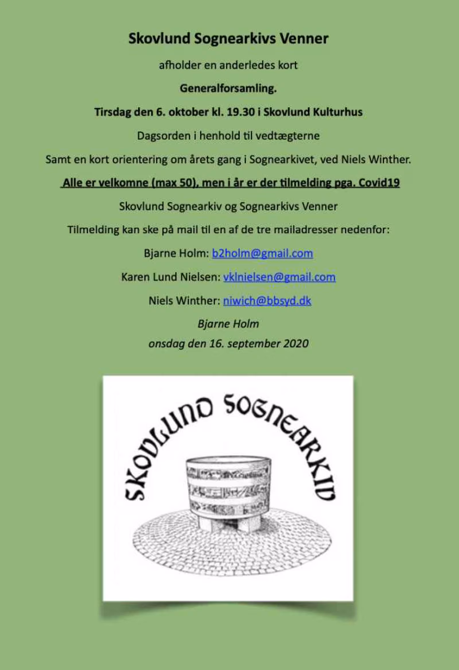 Skovlund Sognearkivs Venner