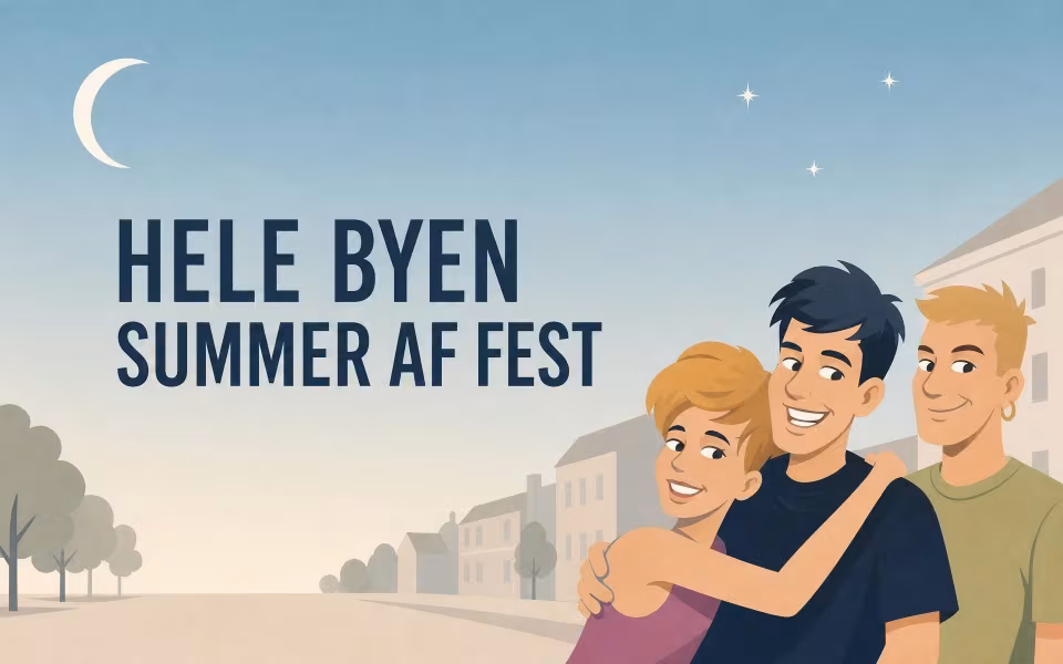 Hele byen summer af fest